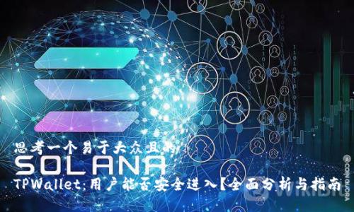 思考一个易于大众且的

TPWallet：用户能否安全进入？全面分析与指南