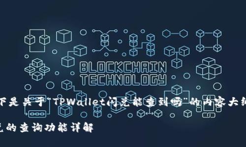 当然可以，以下是关于“TPWallet闪兑能查到吗”的内容大纲及详细介绍。

TPWallet闪兑的查询功能详解