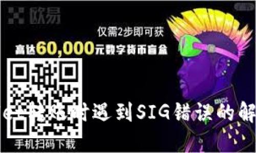 TPWallet转账时遇到SIG错误的解决方法